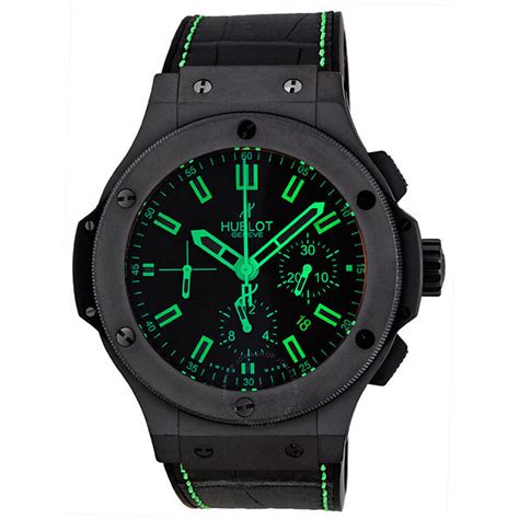 hublot all black green|only black dial watches.